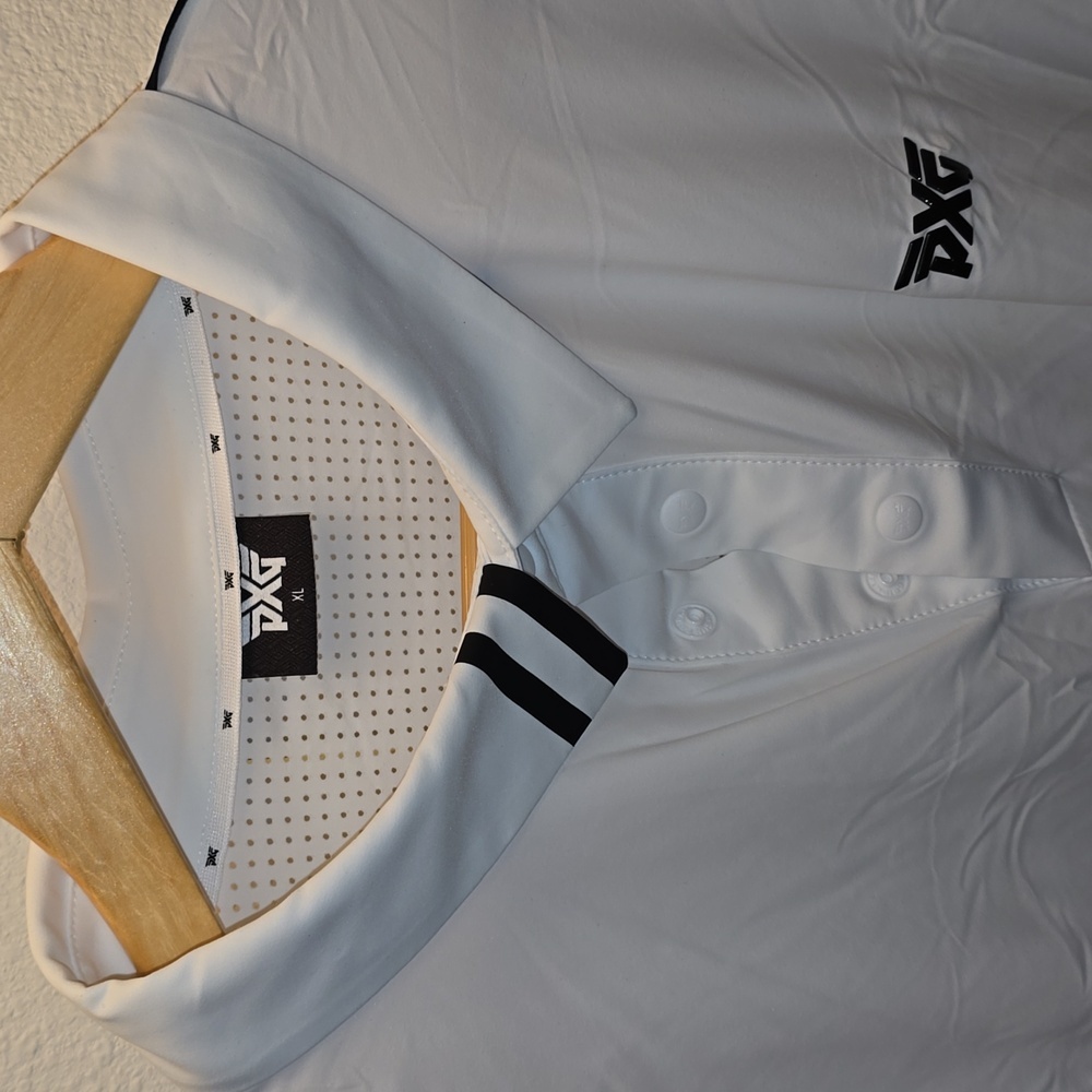 Men's golf shirt PXG New without tags size XL White ventilated